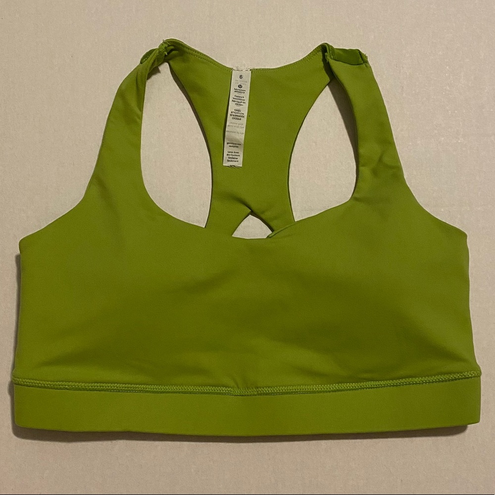 Lululemon Green Sports Bra Size 6